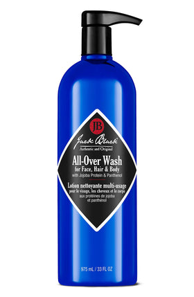 Jack Black All Over Wash front view 33 fl oz bottle