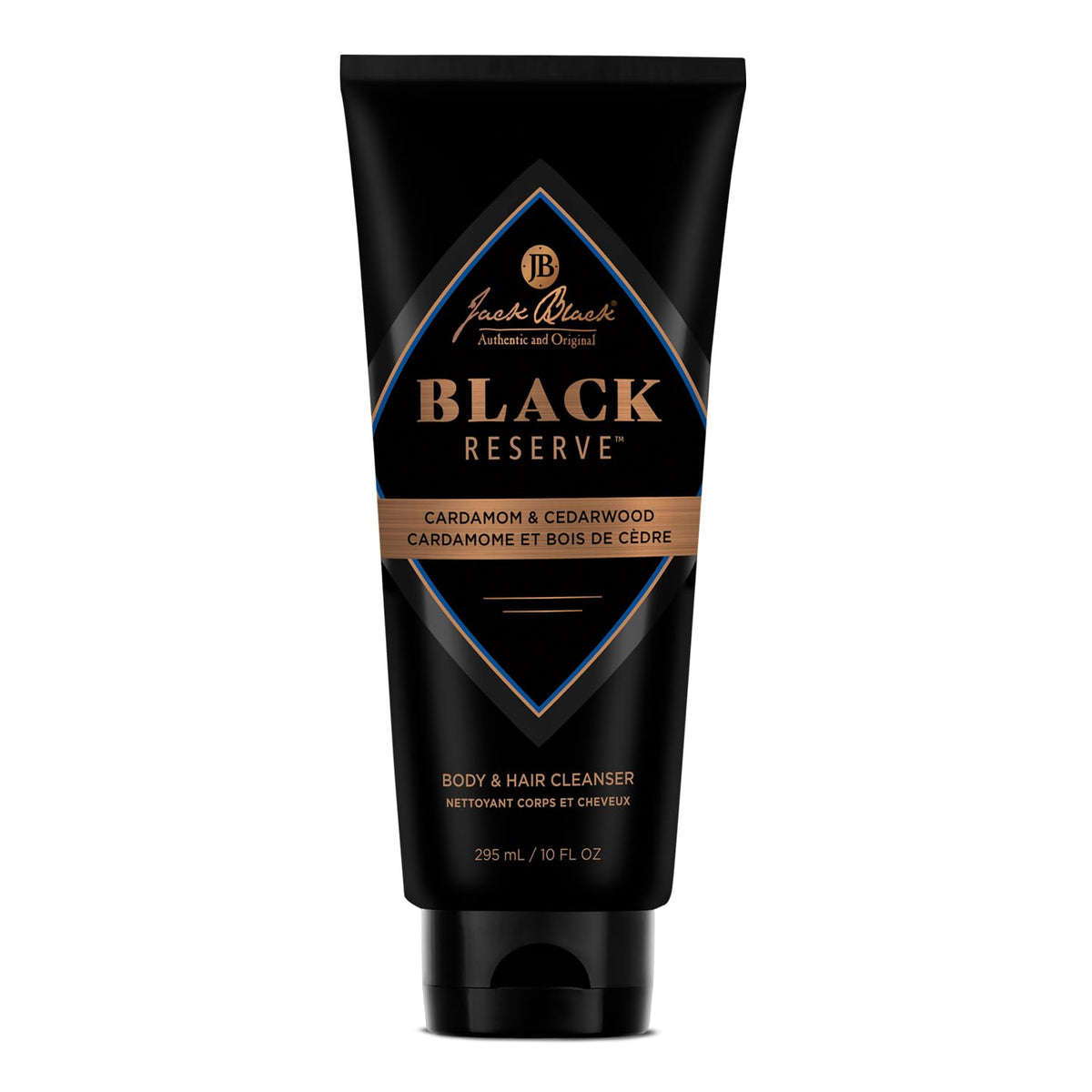 Jack Black Black Reserve Body & Hair Cleanser 10 fl oz front view