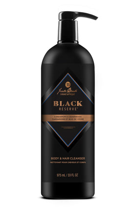 Jack Black Black Reserve Body & Hair Cleanser 33 Fl Oz front view