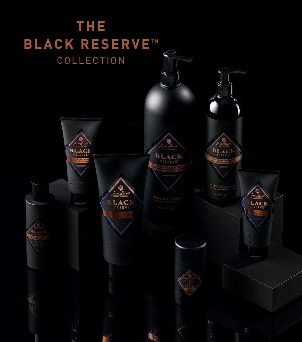 Jack Black Black Reserve Body & Hair Cleanser 33 Fl Oz lifestyle scene