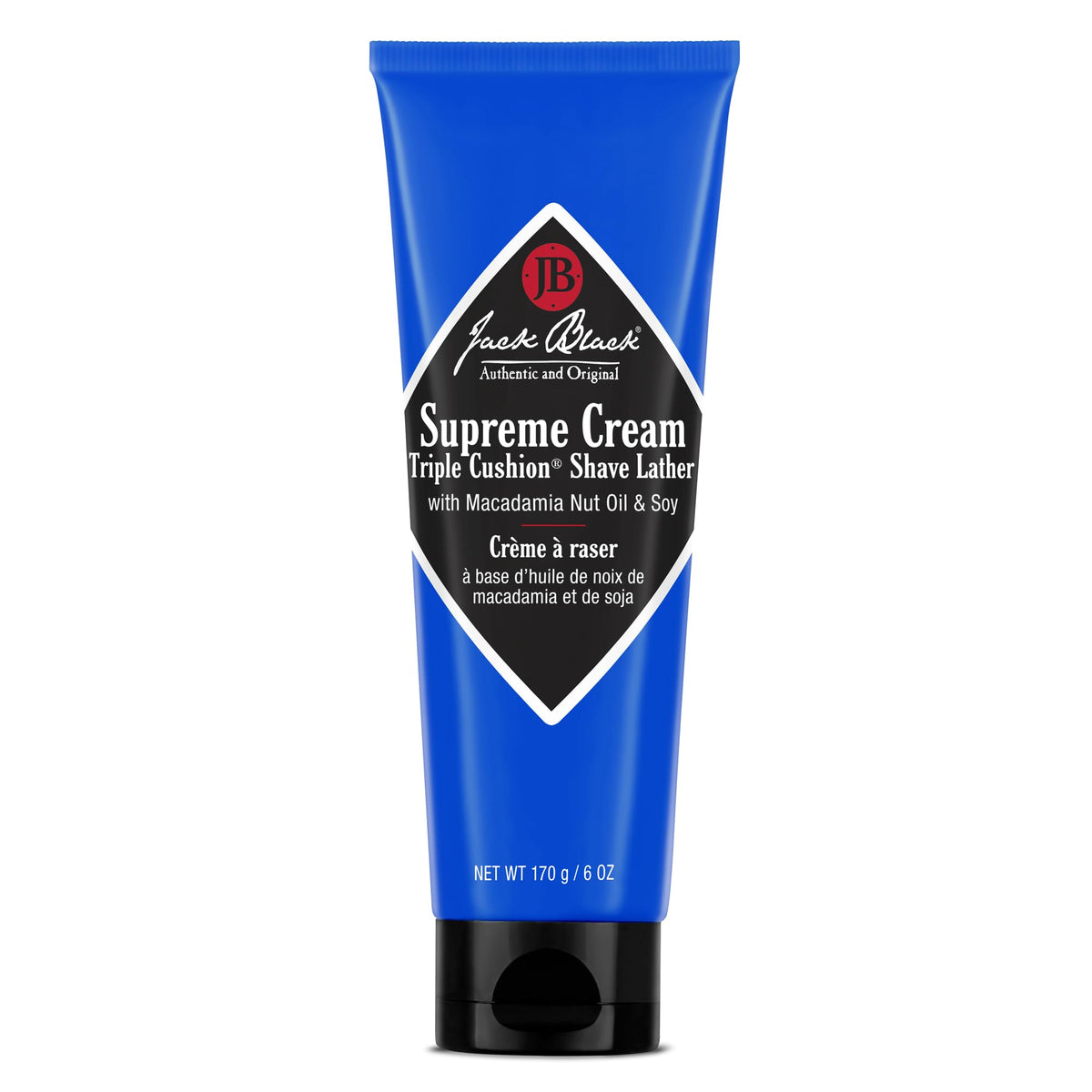 Jack Black Cream Triple Cushion Shave Lather 6 oz front view