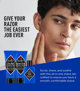 Jack Black Cream Triple Cushion Shave Lather container