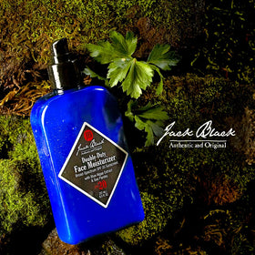 Jack Black Double Duty Face Moisturizer SPF 20 alongside other skincare products