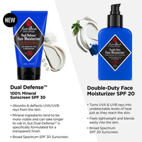 Jack Black Double Duty Face Moisturizer SPF 20 application on skin