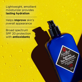 Jack Black Double Duty Face Moisturizer SPF 20 texture close-up