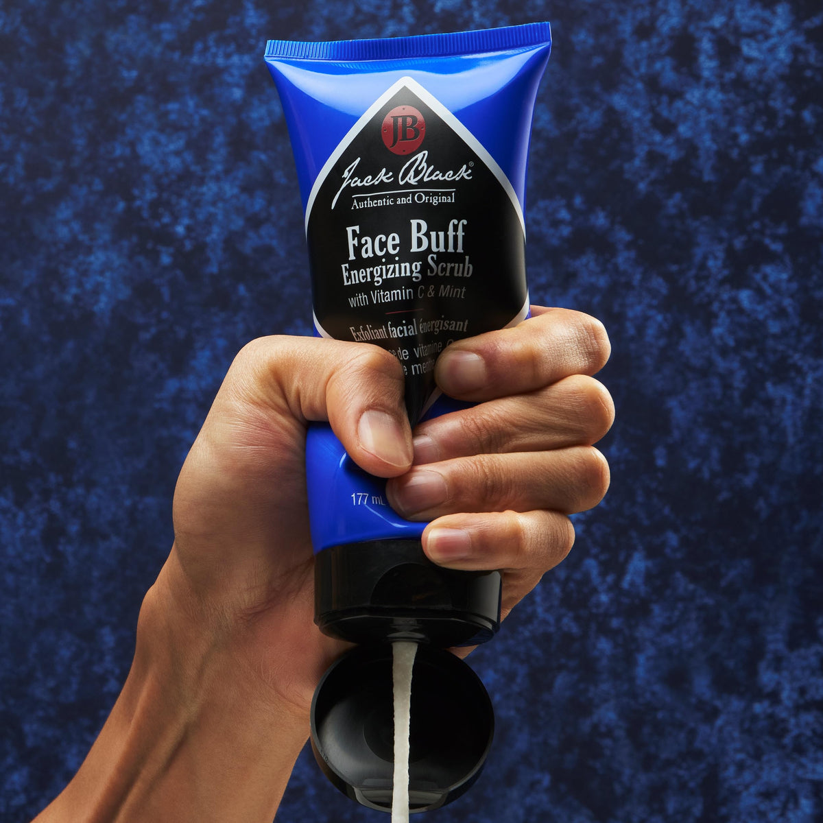 Jack Black Face Buff Energizing Scrub 6 fl oz back view