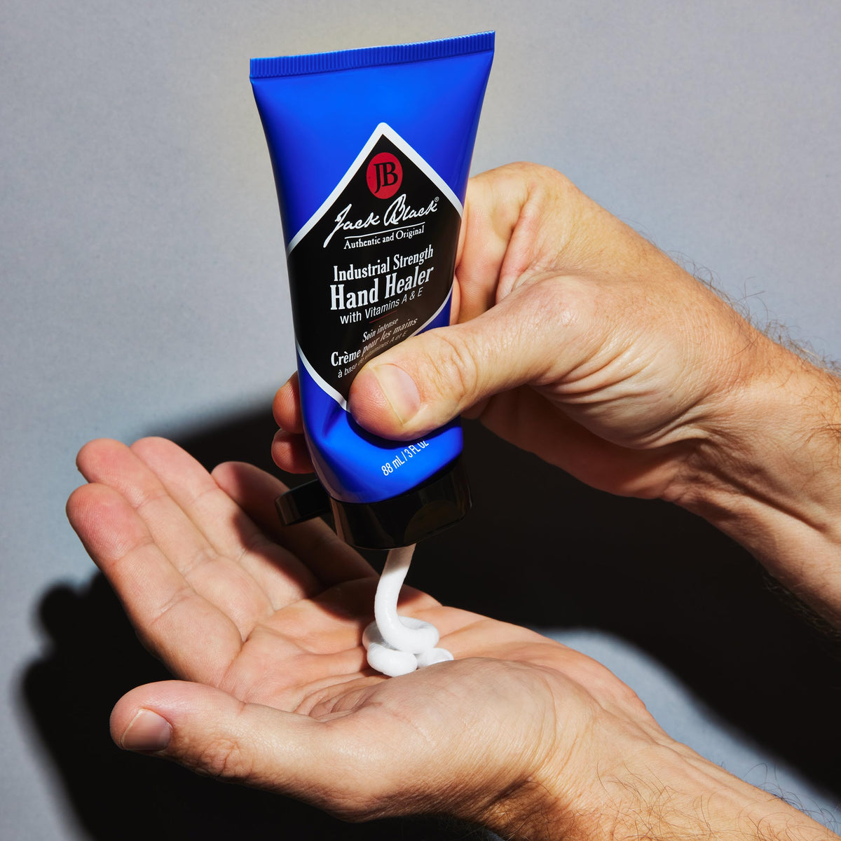 Jack Black Industrial Strength Hand Healer side view showing tube design