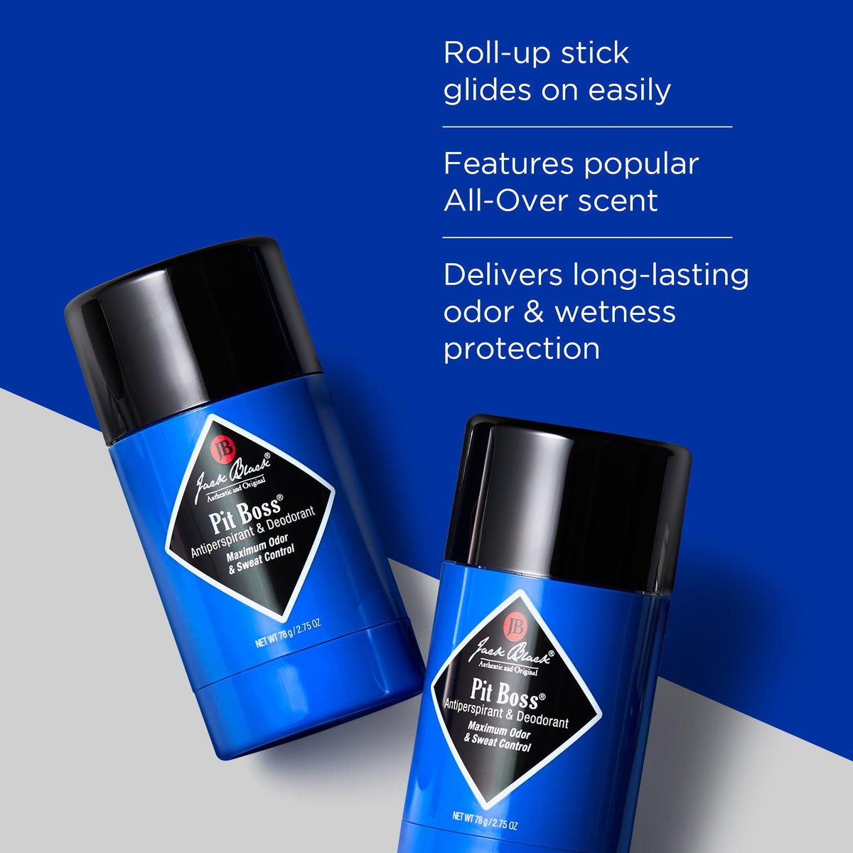 Jack Black Pit Boss Antiperspirant & Deodorant packaging
