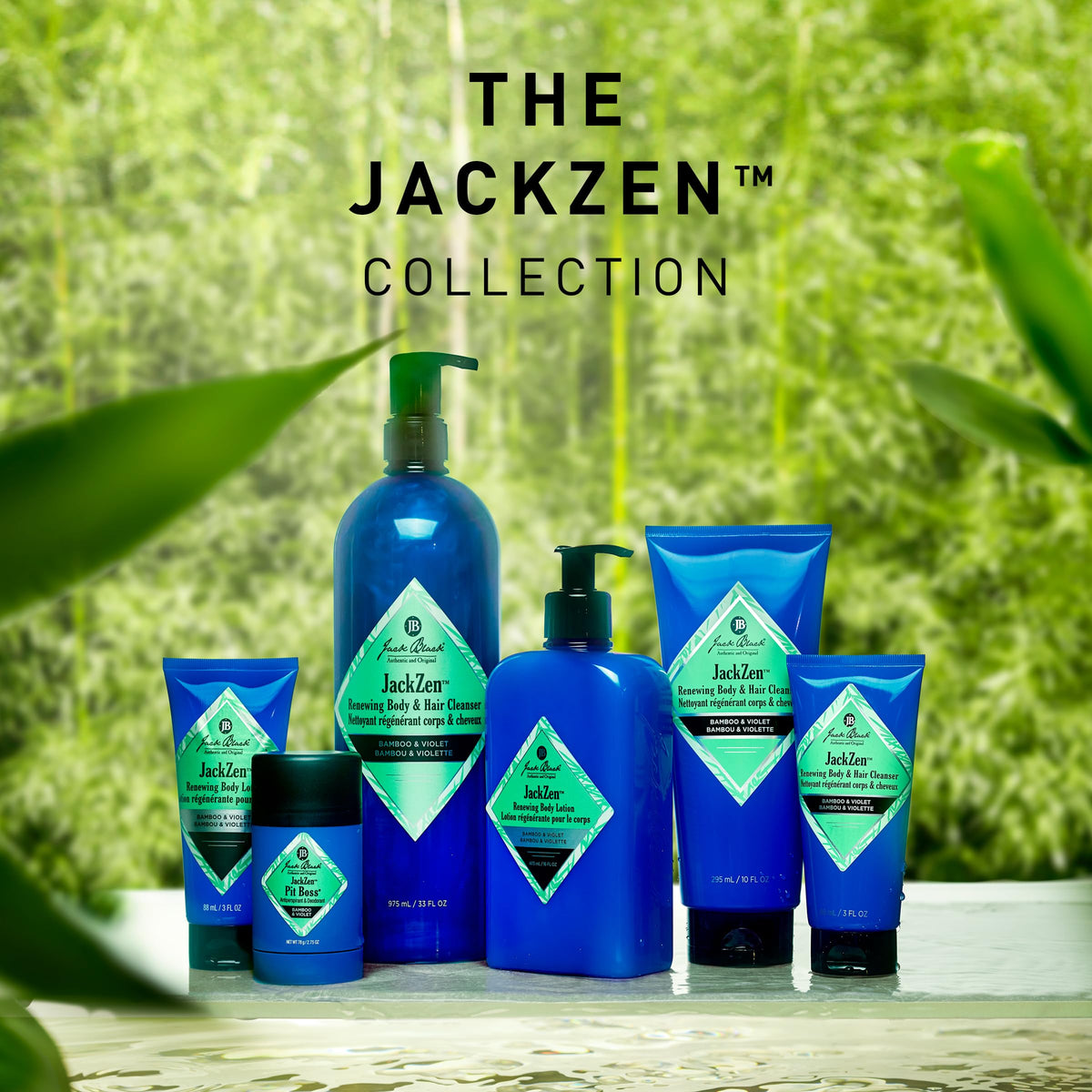 Jack Black Pit Boss JackZen Antiperspirant showing product details on back