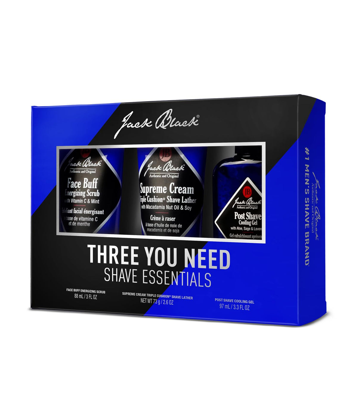 Jack Black Post Shave Cooling Gel application on skin
