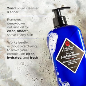 Jack Black Pure Clean Daily Facial Cleanser 16 Fl Oz side view