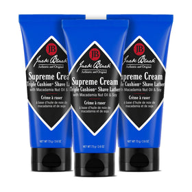 Jack Black Triple Cushion Shave Lather 3-Pack front view