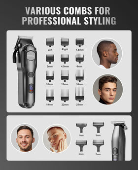 Jack & Rose cordless hair clipper in use