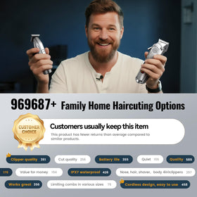 Jack & Rose cordless hair clipper with LED display