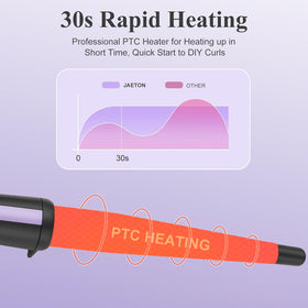 JAETON Hair Curling Iron in travel setting