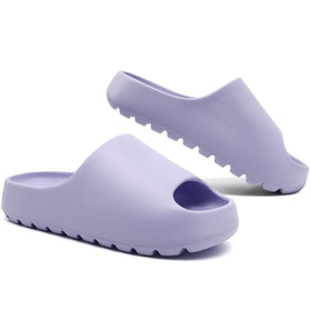 Jaeynow Cloud Slides Light Purple front view