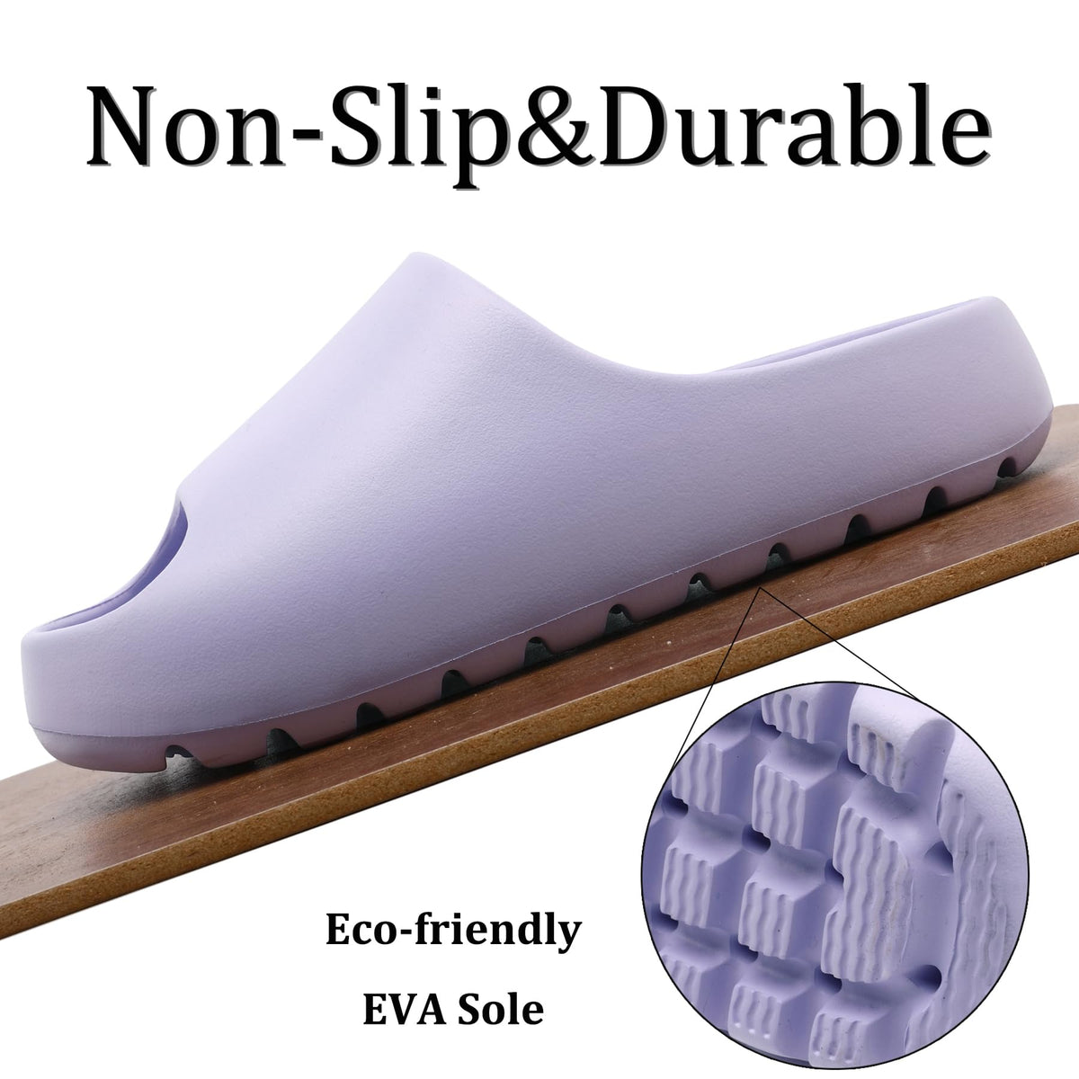 Jaeynow Cloud Slides Light Purple lifestyle scene