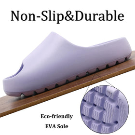 Jaeynow Cloud Slides Light Purple lifestyle scene