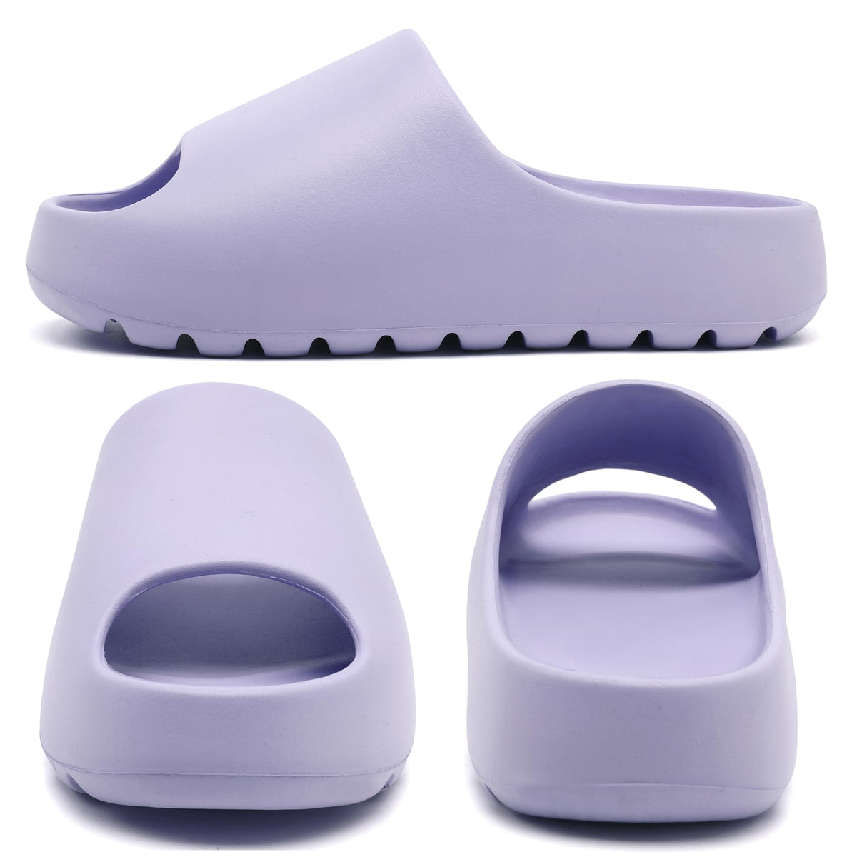 Jaeynow Cloud Slides Light Purple side view