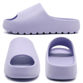 Jaeynow Cloud Slides Light Purple side view