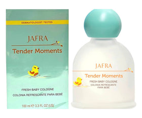JAFRA Tender Moments Fresh Baby Cologne 3.3 Fl oz bottle side view