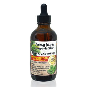 Jamaican Mango & Lime Black Castor Oil Peppermint 4 Fl Oz front view