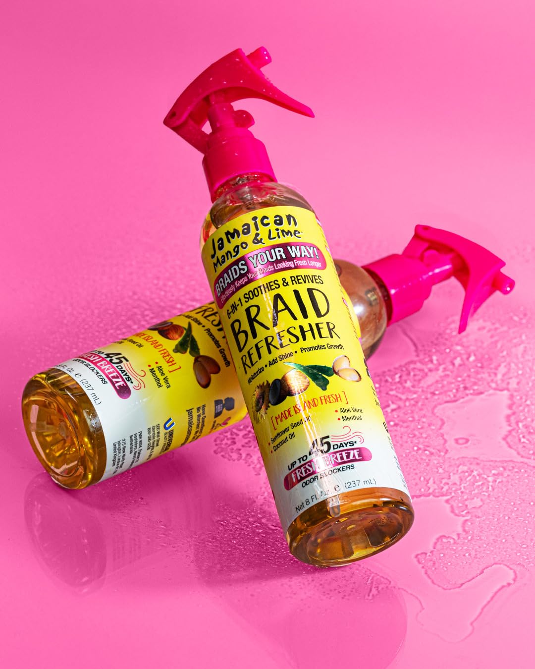 Jamaican Mango & Lime Braid Refresher Spray packaging details
