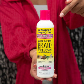 Jamaican Mango & Lime Braid Takedown Lotion texture close-up