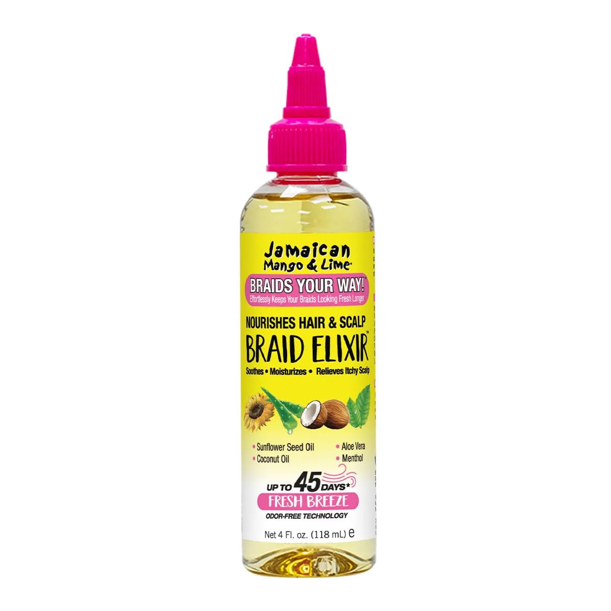Jamaican Mango & Lime Braids Your Way Elixir 118g front view