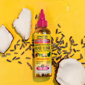 Jamaican Mango & Lime Braids Your Way Elixir 118g packaging details