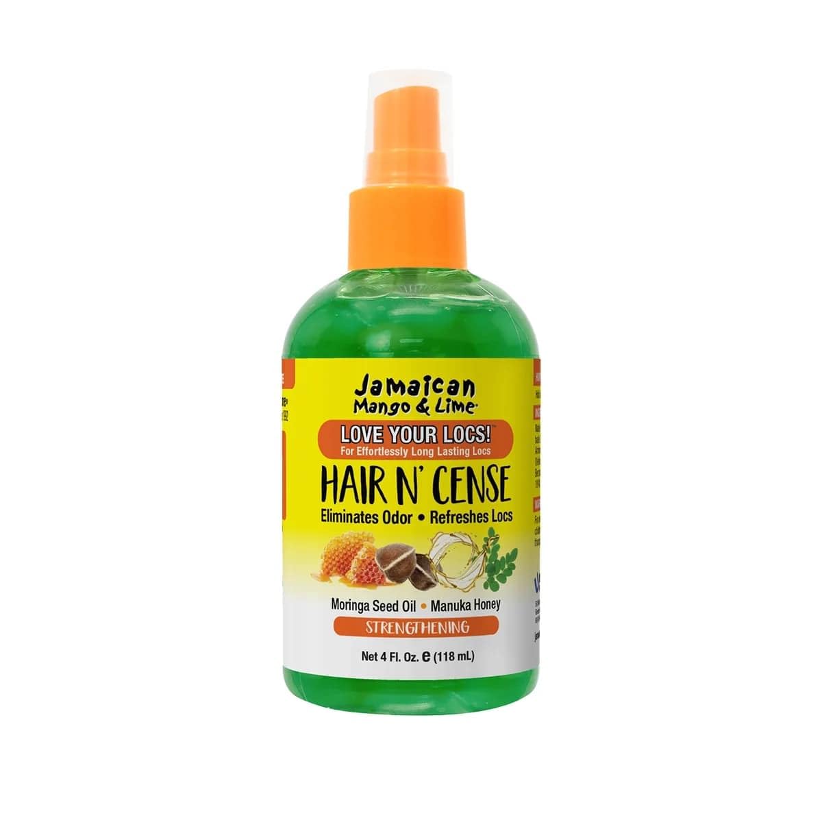 Jamaican Mango & Lime Love Your Locs Hair N'Cense Spray 4 oz front view