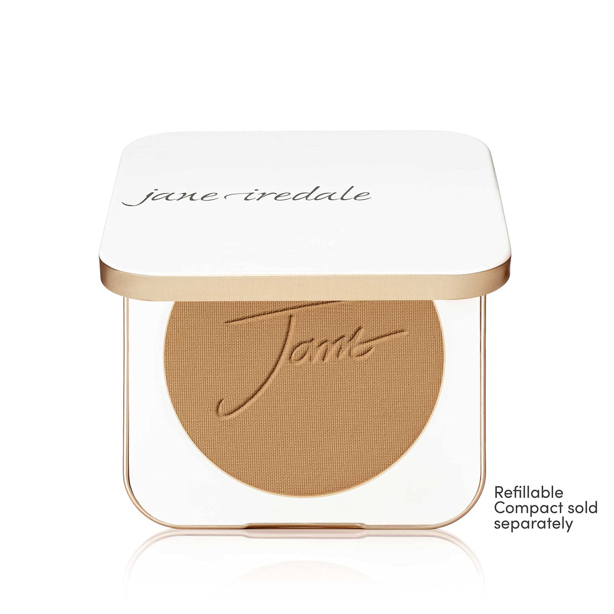 jane iredale PurePressed Base Mineral Foundation Refill Fawn with brush