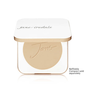 jane iredale PurePressed Base Mineral Powder Refill Warm Sienna with brush
