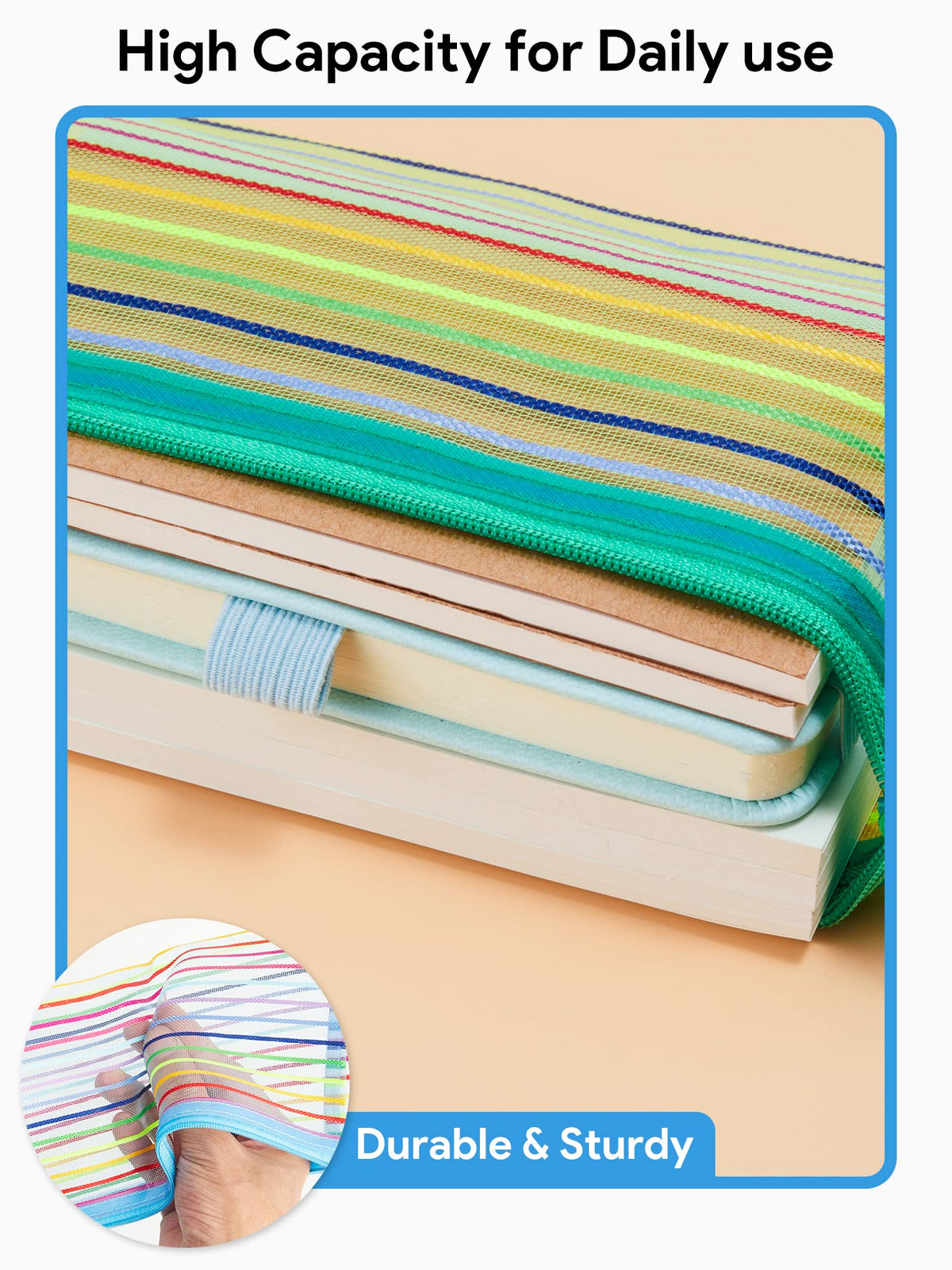 JARLINK mesh pouches in various sizes for travel