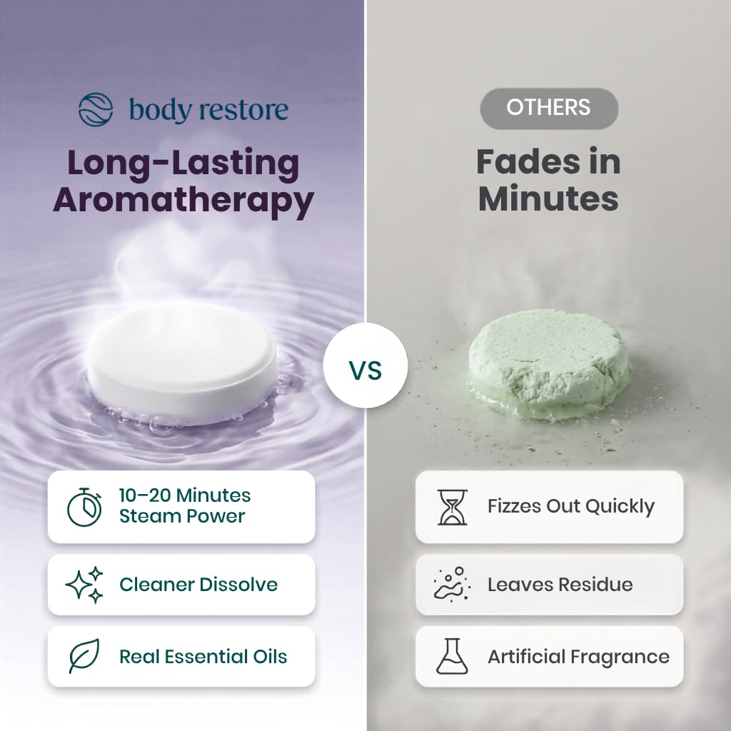Jasmine shower steamer from Body Restore