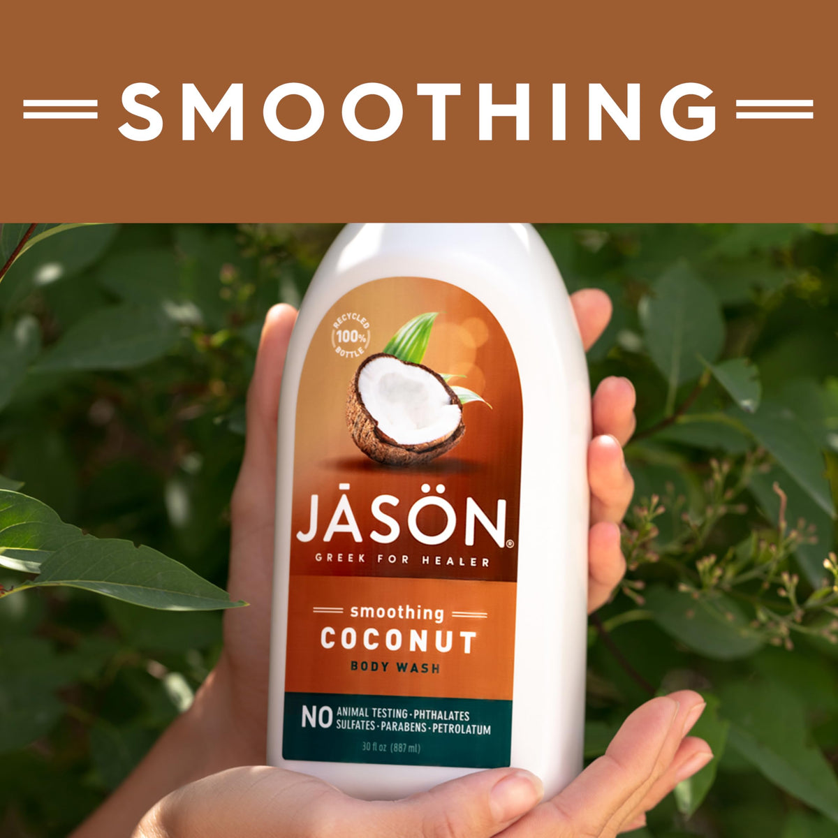 JASON Coconut Smoothing Body Wash eco-friendly packaging