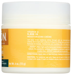 JASON Revitalizing Vitamin E Moisturizing Crème 5000 IU packaging details