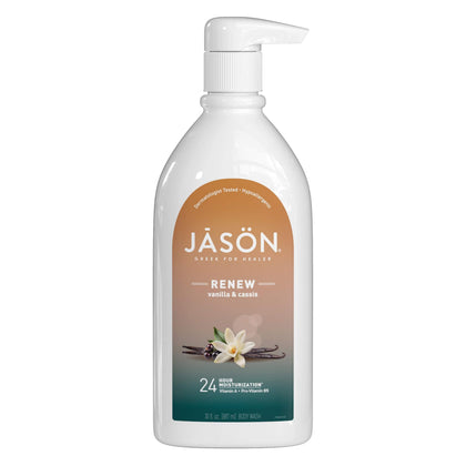 JASON Vanilla & Cassis Body Wash 30 Fl Oz front view