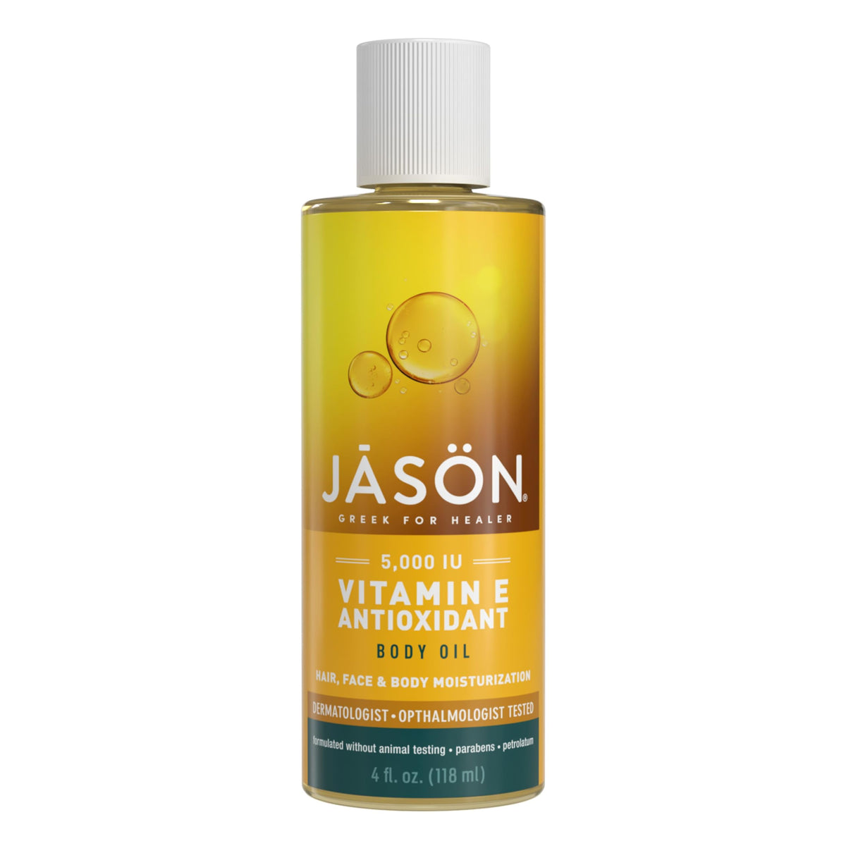 JASON Vitamin E Moisturizing Body Oil 4 fl oz front view