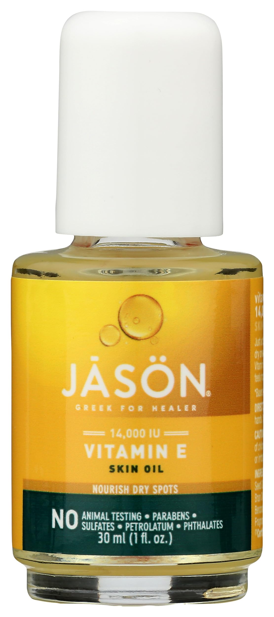 JASON Vitamin E Moisturizing Oil 14,000 IU front view