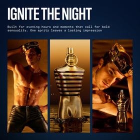 Jean Paul Gaultier Le Male Elixir bottle with background