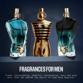 Jean Paul Gaultier Le Male Elixir Parfum bottle close-up