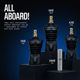 Jean Paul Gaultier Le Male Le Parfum packaging details