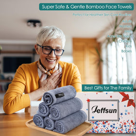 JEFFSUN reusable cloths folded and ready for use