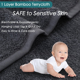JEFFSUN Wash Cloths displayed with baby products