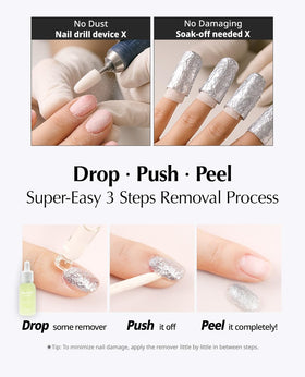 JelloJello Peel-Off Base Coat Gel Set packaging