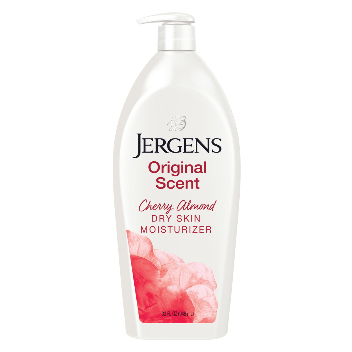 Jergens Cherry Almond Hand & Body Lotion 32 fl oz front view