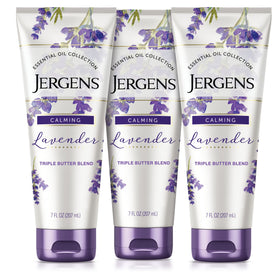Jergens Lavender Hand & Body Lotion 3 Pack front view