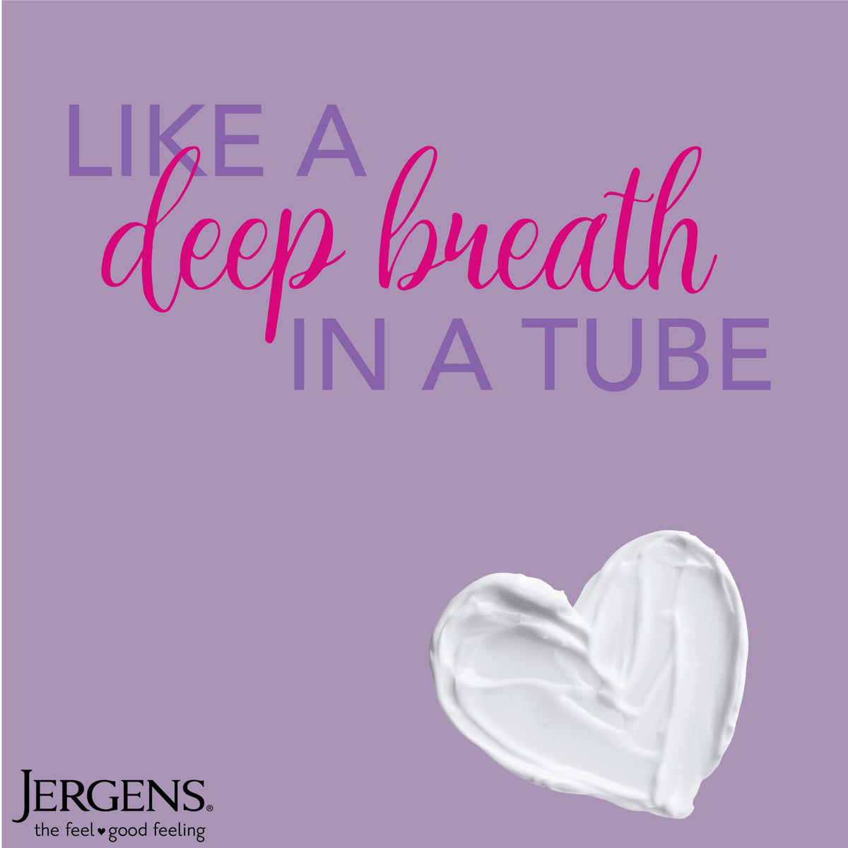Jergens Lavender Hand & Body Lotion on a bathroom counter