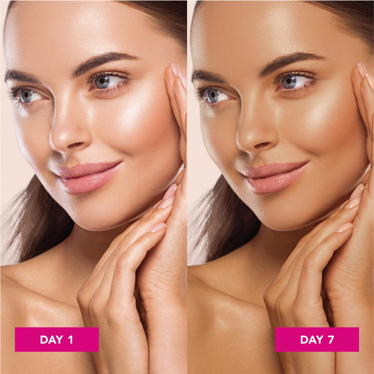 Jergens Natural Glow Face Tanner Lotion SPF 20 back view